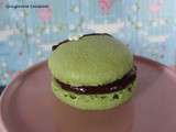 Macaron menthe – chocolat