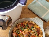 Pâtes aux boulettes au Cookeo