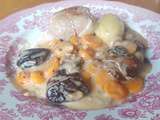 Paupiettes de veau aux carottes, champignons et pruneaux au cookeo