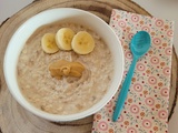 Porridge au beurre de cacahuètes