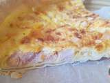 Quiche feuilletée au poulet