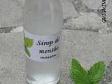 Sirop de menthe maison