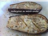 Aubergines au micro-ondes