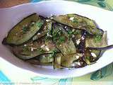 Aubergines marinées