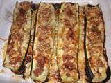 Barquettes de courgette farcie