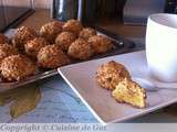 Boules aux amandes parfumées à l'orange