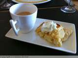 Café gourmand et sa compotée de pommes