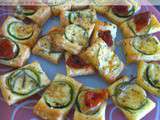 Feuilletés aux courgettes et tomates