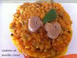 Galette de lentilles Corail