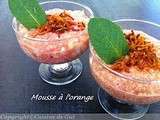 Mousse à l'orange