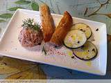 Rillettes de thon et son radis noir