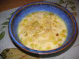 Soupe paysanne aux poireaux