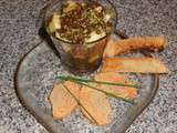 Verrine de Lentilles au foie gras