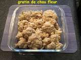 Gratin de chou fleur