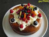 Savarin aux fruits rouges