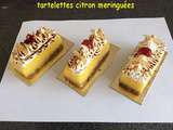 Tartelettes au citron meringuées