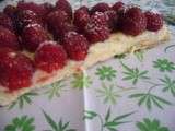 Tarte au framboise