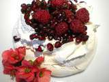 Pavlova grenade / framboises