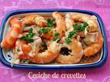 Ceviche de crevettes