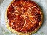 Galette des rois à la pistache et au chocolat blanc