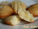 Madeleines au lemon curd