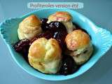 Profiteroles aux cerises {version été}