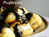 Profiteroles sauce caramel chocolat