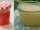 Rhubarbe curd aux fraises