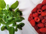 Confiture de framboise-menthe allégée en sucre