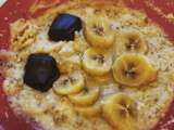 Porridge Banane chocolat