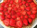 Tarte aux fraises healthy