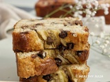 Bananacake aux flocons d'avoine et pépites de chocolat