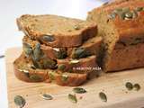 Breadcake à la patate douce et aux graines de courge