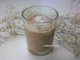 Chia pudding aux pruneaux et lait ribot