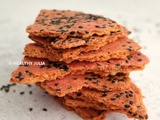 Crackers à la betterave #vegan