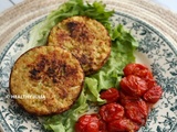 Galettes de boulgour et tomates rôties (sans gluten)