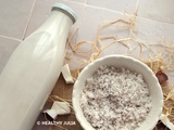 Lait de coco et son okara #vegan