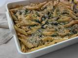 Mac and cheese aux épinards et artichauts #vegan