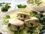 Mini-pains pita au tzatziki #vegan