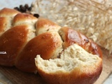 Pain au lait tressé #vegan
