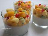 Panna cotta aux fruits exotiques #vegan