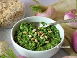 Pesto de fanes de navets #vegan