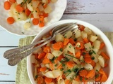 Poêlee de navets et carottes caramélisés #vegan