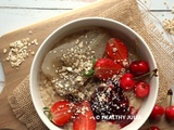 Porridge à la poire et aux fruits rouges #vegan
