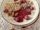 Porridge aux framboises #vegan