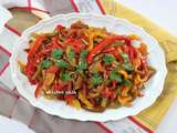 Ratatouille de poivrons #vegan