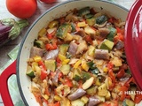 Ratatouille rapide et légère #vegan