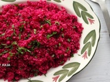 Salade de couscous à la betterave #vegan