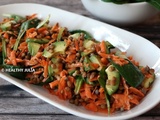 Salade de lentilles aux carottes #détox #vegan