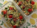 Salade de lentilles aux crudités (meal prep) #vegan